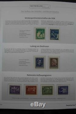 DDR GERMANY Premium MNH 1949-1990 Stamp Collection Luxus 6 Albums