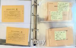 DDR Ulbricht Stamp Booklet Collection 13 Pieces Mint With Certified In Album