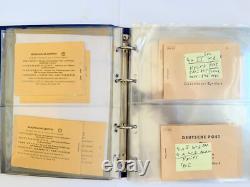 DDR Ulbricht Stamp Booklet Collection 13 Pieces Mint With Certified In Album