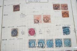 DENMARK 1850s-1950s COLLECTION OF 1,900+ STAMPS MINT & USED STORED IN ALBUM