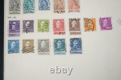 DENMARK 1850s-1950s COLLECTION OF 1,900+ STAMPS MINT & USED STORED IN ALBUM