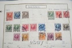 DENMARK 1850s-1950s COLLECTION OF 1,900+ STAMPS MINT & USED STORED IN ALBUM