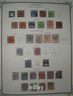 DENMARK COLLECTION 1851-2002 in Scott Specialty Album, mint and used Scott $4718