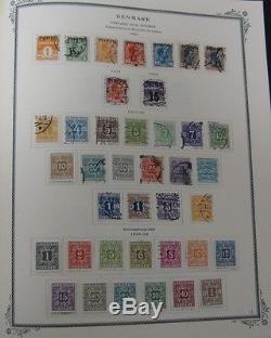 DENMARK COLLECTION 1851-2002 in Scott Specialty Album, mint and used Scott $4718
