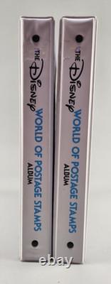 Disney Postage Stamps 2 Albums World of Disney Collection over 350 Stamps Disney Postage Stamps 2 Albums World of Disney Collection over 350 Stamps
