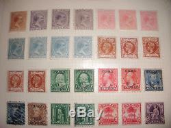 EARLY 1870`s AND UP 1CUBA 226 STAMPS LOT COLLECTION ALBUM PAGES UNUSED USED