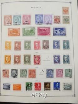 EDW1949SELL ALBANIA Very clean Mint & Used collection on album pages Cat $1367