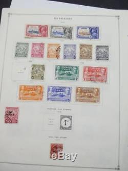 EDW1949SELL BARBADOS Very clean Mint & Used collection on album pages Cat $436