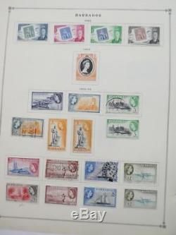 EDW1949SELL BARBADOS Very clean Mint & Used collection on album pages Cat $436