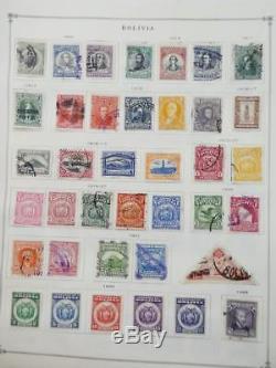 EDW1949SELL BOLIVIA Very clean Mint & Used collection on album pages Cat $1171