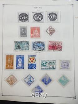 EDW1949SELL BRAZIL Very clean Mint & Used collection on album pages. Cat $1683
