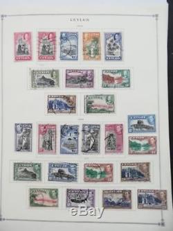 EDW1949SELL CEYLON Very clean Mint & Used collection on album pages. Cat $550+