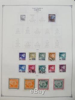 EDW1949SELL CHINA PRC Mint & Used collection on album pages between 1949-1960