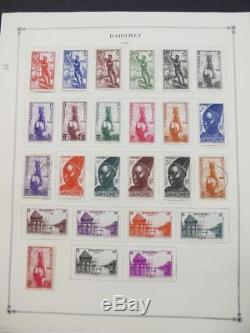 EDW1949SELL DAHOMEY Very clean Mint & Used collection on album pages. Cat $540