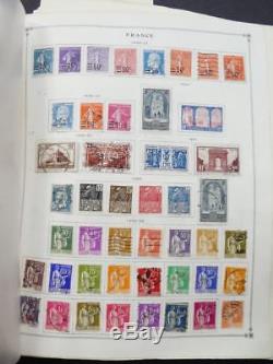 EDW1949SELL FRANCE Very clean Mint & Used collection on album pages. Cat $4618