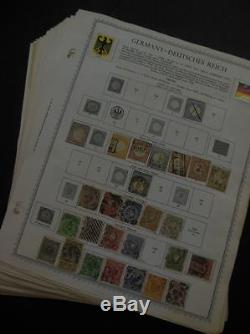 EDW1949SELL GERMANY Large collection, all different on album pages