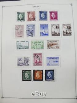 EDW1949SELL GREECE Very clean Mint & Used collection on album pages. Cat $1155