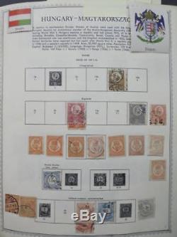 EDW1949SELL HUNGARY Mint & Used collection in Minkus Album between 1871-1968