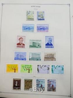 EDW1949SELL ICELAND Very clean Mint & Used collection on album pages Cat $1172