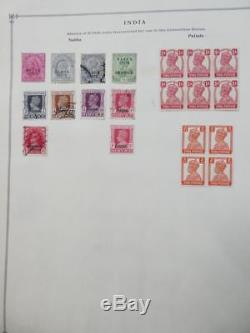 EDW1949SELL INDIA Very clean Mint & Used collection on album pages. Cat $1,300