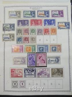 EDW1949SELL MAURITIUS Nice Old Time Mint & Used collection on album pages