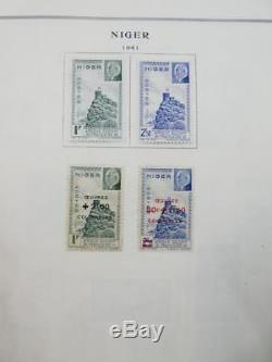EDW1949SELL NIGER Very clean Mint & Used collection on album pages. Cat $415