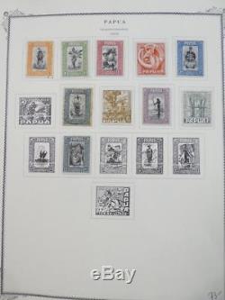EDW1949SELL PAPUA Very nice Mint & Used collection on album pages. Cat $876.00