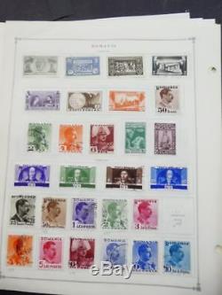 EDW1949SELL ROMANIA Very clean Mint & Used collection on album pages Cat $2648