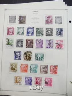 EDW1949SELL SPAIN Very clean Mint & Used collection on album pages