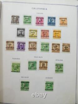 EDW1949SELL USA Extensive collection of Precancels in album