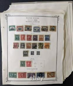 EDW1949SELL USA Mint & Used collection on album pages. Includes many Better