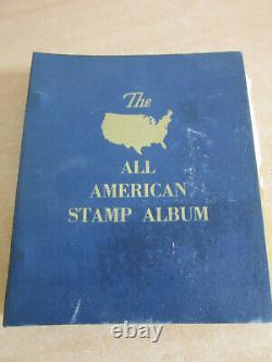 ESTATE book All American Stamp Album collection 100's of stamps 1800s 1960s