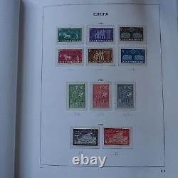 EUROPA COLLECTION DE TIMBRE EUROPA 1949 à 1992 NEUF MNH ALBUM + BOITIER DAVO