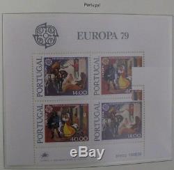 EUROPA Collection 4 Lighthouse Hingeless albums (1956-2007), Cat $5K/album $2K