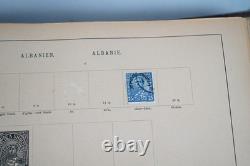 EUROPE 1880s-1940s COLLECTION OF 1,500+ STAMPS MINT & USED STORED IN ALBUM