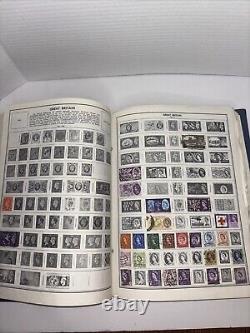 EXCELLENT CONDITION-Stamp Collection HE Harris Statesman Deluxe Album 300+Stamps