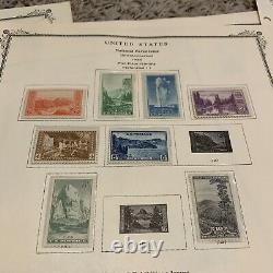 Early Us Stamp Lot On Album Pages Great Christmas Gift For Dad