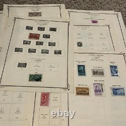 Early Us Stamp Lot On Album Pages Great Christmas Gift For Dad