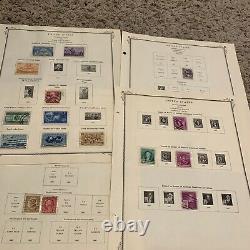 Early Us Stamp Lot On Album Pages Great Christmas Gift For Dad