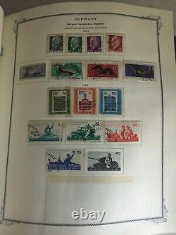 East Germany DDR Stamp Collection 1949-1987 in Scott Specialty Album. Hingeless