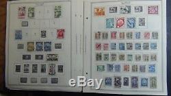 Ecuador stamp collection on Minkus album pages -'91 with 1,300 stamps or so