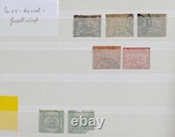 Egypt Collection 1866 1906 With Many Dubletten Der Expenditure IN Album