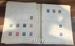 El Salvador Stamp Collection in Vintage Album Pages 1800s-1900s Classic Issues