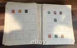 El Salvador Stamp Collection in Vintage Album Pages 1800s-1900s Classic Issues