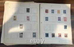 El Salvador Stamp Collection in Vintage Album Pages 1800s-1900s Classic Issues