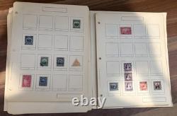El Salvador Stamp Collection in Vintage Album Pages 1800s-1900s Classic Issues