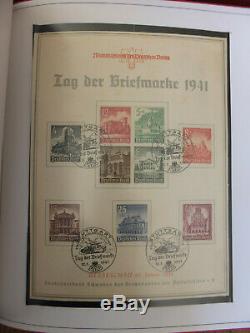 En 2 Albums Importante Collection Timbres 3° Reich Allemagne + Pays D'occupation