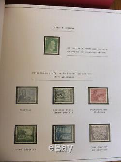 En 2 Albums Importante Collection Timbres 3° Reich Allemagne + Pays D'occupation