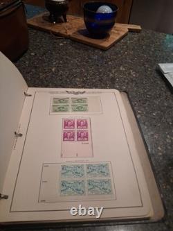 Estate Find Lot Old Postage Stamp Album W Many Stamps. Est 200-400