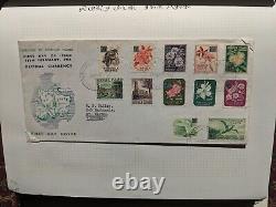 Estate Find NORFOLK ISLAND stamp collection with FDCs in 2 Lighthouse albums